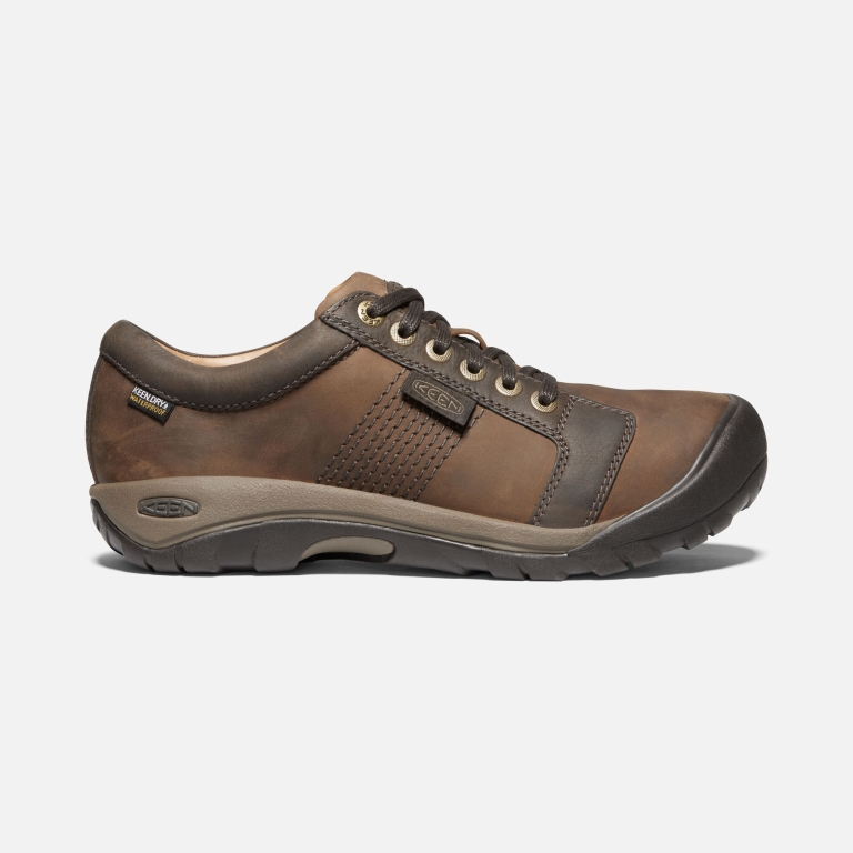 Keen Austin Waterproof Shoes - Men's Chocolate Brown Footwear